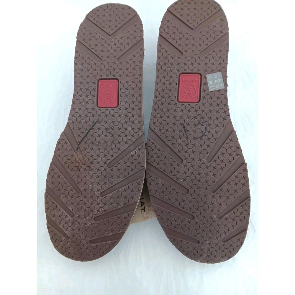 Ariat Women's Cruiser Rainbow Southwest Stripe Brown Suede Loafers Sz 10B NWT - Picture 8 of 9